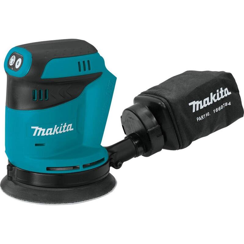 Kit de sierra circular sin escobillas Makita 18V X2 LXT 5.0Ah (36V) con mango trasero, 7-1/4 pulgadas, con bono de lijadora orbital aleatoria de 5 pulgadas 18V LXT - XSR01PT-XOB01Z.
