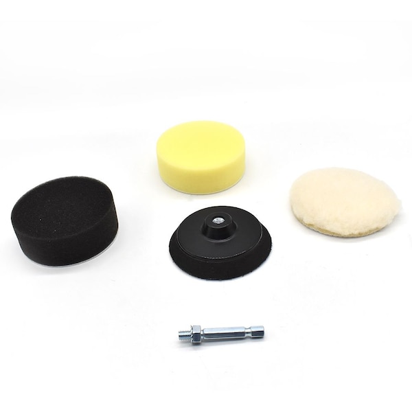 Superior Pads And Abrasives 3 Inch Detail Polisher Pad Set 4Piece - PDS3