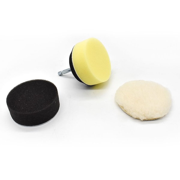 Superior Pads And Abrasives 3 Inch Detail Polisher Pad Set 4Piece - PDS3