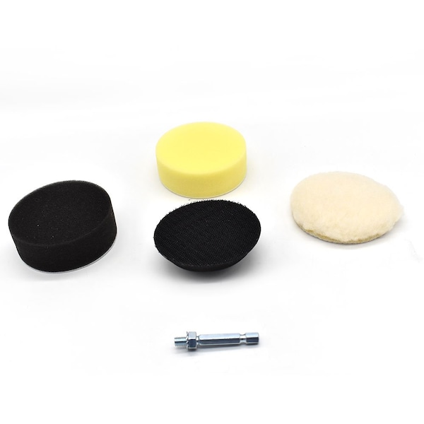 Superior Pads And Abrasives 3 Inch Detail Polisher Pad Set 4Piece - PDS3