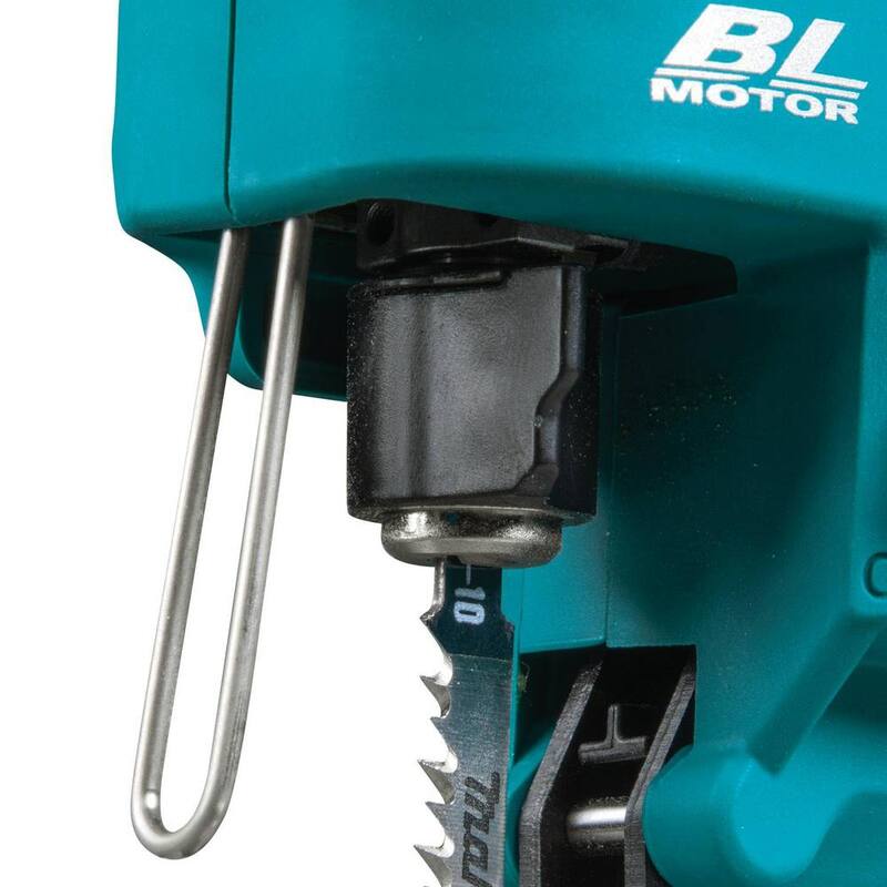 Kit de sierra de calar inalámbrica Makita 12V máx CXT de iones de litio sin escobillas con asa superior (2.0Ah) - VJ06R1J