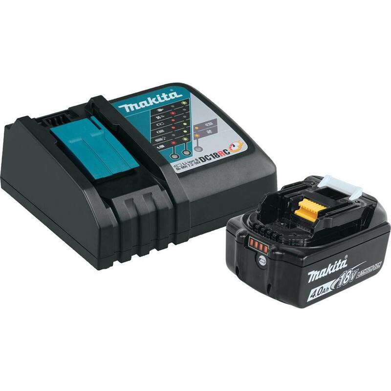 Makita 18V LXT Sub-Compact Brushless Recipro Saw con batería de iones de litio LXT de 18V 4.0Ah y paquete de inicio de cargador - XRJ07ZBBL1840BD