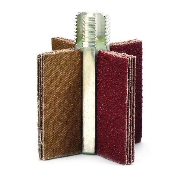 Superior Abrasives Bore Polisher, 3-1/8-4, ID AO, Grit 60 - A019944