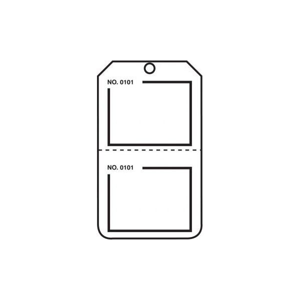 Accuform PF-Cardstock, 3-1/4 in Width, 1/4 in Height, , 5 PK - TPP226PTM