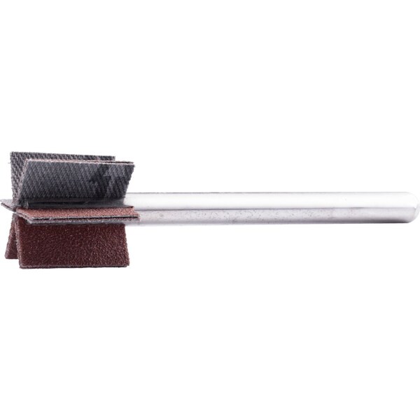 Pferd PFERD Bore polisher, 3/4in x 3/4, 1/4in shank, 120 Grit, Aluminum oxide - 46412