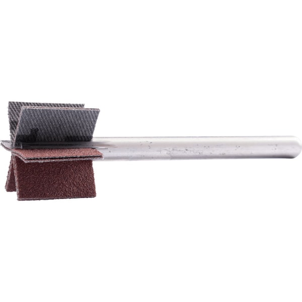 Pferd PFERD Bore polisher, 1in x 3/4, 1/4in shank, 120 Grit, Aluminum oxide - 46414