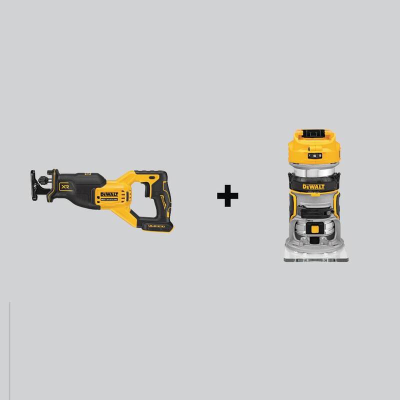 Si bien pediste no traducir la marca del producto, podemos incluir una traducción más general del título:

Sierra de sable inalámbrica sin escobillas DEWALT 20V MAX XR y enrutador compacto inalámbrico sin escobillas DEWALT 20V MAX XR (solo herramientas) - DCS382BWDCW600B