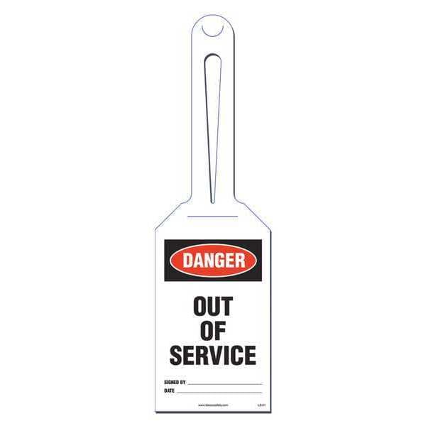 Idesco Safety Out of Service Loop Safety Tag, PK10 - KML301A