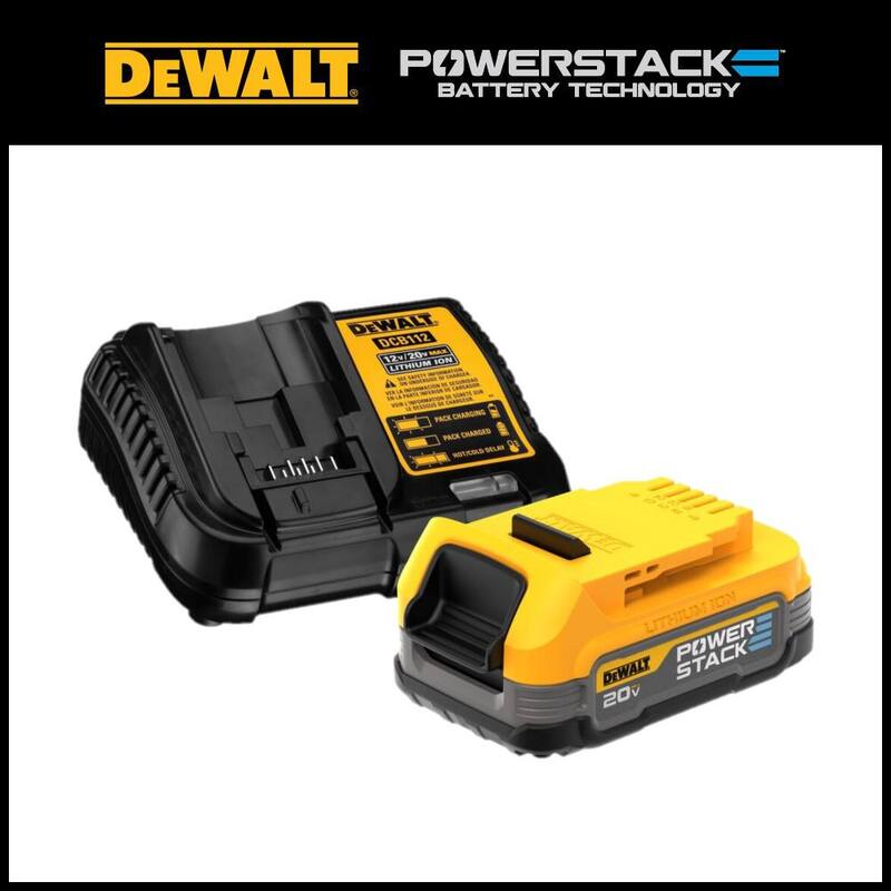 Sierra circular inalámbrica DEWALT 20V MAX de ion de litio de 6.5 pulgadas con batería POWERSTACK de 1.7 Ah y cargador - DCS391BWCBP034C