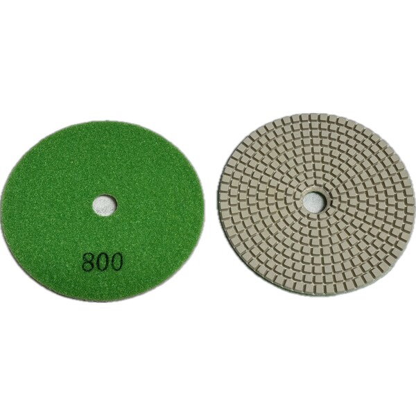 Vantage Product Flexible Risen Bond Dry Polishing Pad, Concrete Finishing, 5'' - R-FB50800