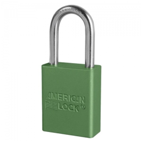 Light House Beauty Aluminum Safety Lock-Out Padlock, Green - LI1402678