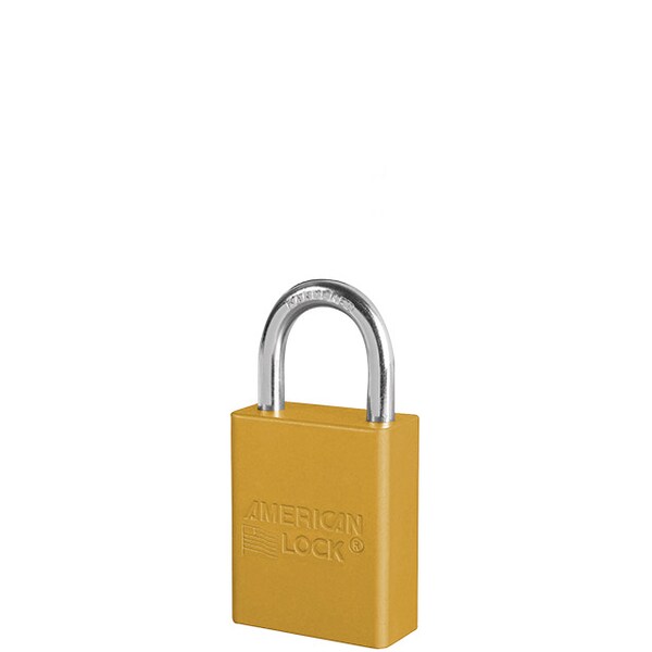 Master Lock Master Lock S-Series Aluminum Safety Padlock, 1" Shackle,  - S1105YLW