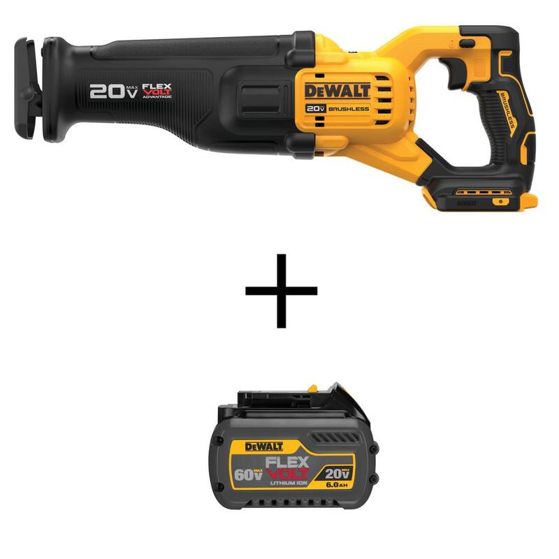 Si traducimos todo menos el nombre de la marca del producto, el título sería:

Sierra reciproca inalámbrica DEWALT 20V MAX Ion de litio sin escobillas con ventaja FLEXVOLT y batería FLEXVOLT 6.0Ah - DCS386BW606