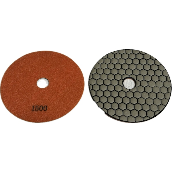 Vantage Product Honey Comb Dry Polishing Pad, Concrete Finishing, 5'' - R-FB5HC3000