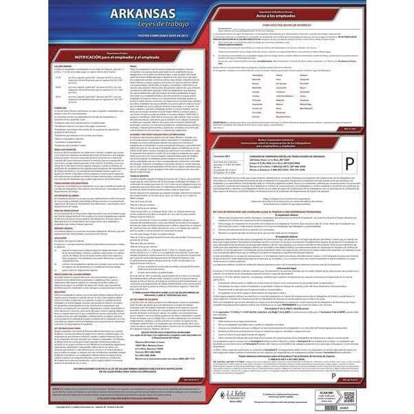 Jj Keller Labor Law Poster, State Labor Law, AR - 200-AR