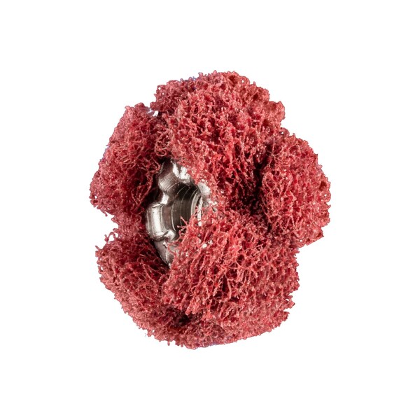 Pferd 3/4" POLINOX Cross Buffs, 8-32 Thd. - 2 Layers, Aluminum Oxide - Fine Grade - 44199