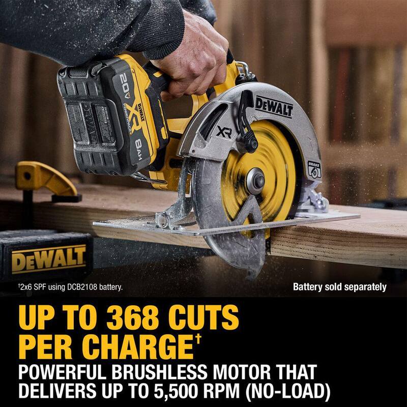 Si utilizamos el título sin la marca del producto, sería:

 "20V Máx. Sierra circular inalámbrica de 7-1/4 pulgadas de iones de litio con paquete de batería 20V Máx XR 8.0 Ah - DCS590BWDCB2108"