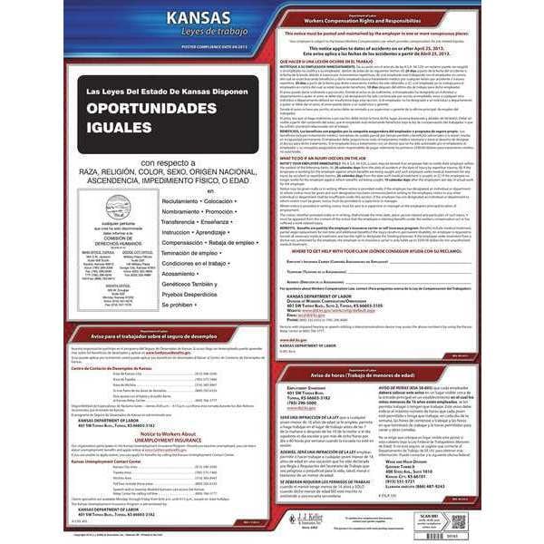 Jj Keller Labor Law Poster, State Labor Law, KS - 200-KS