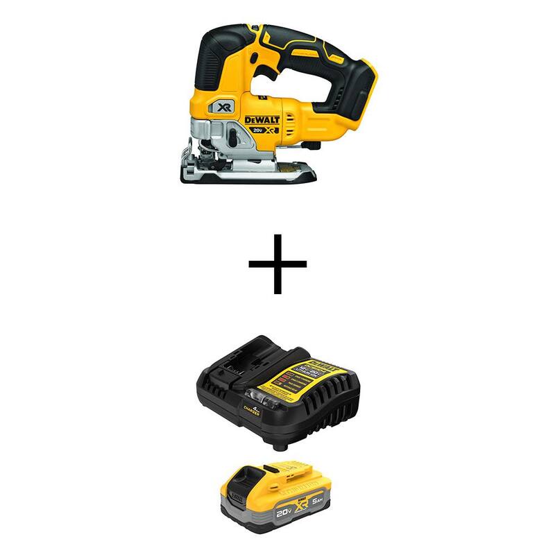 Si la marca del producto no debe traducirse, el título sería: DEWALT 20V Max XR Lithium-Ion Cordless Brushless Jigsaw with Powerstack 5.0 Ah Battery and Charger - DCS334BWCBP520C

En caso de que la marca deba ser traducida, el título sería: Sierra de vaivén inalámbrica sin escobillas de litio DEWALT 20V Max XR con batería Powerstack 5.0 Ah y cargador - DCS334BWCBP520C