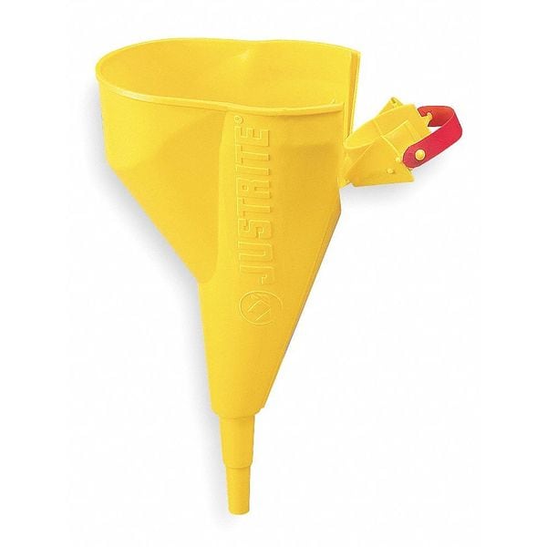 Justrite Flexible Spout, Steel, Silver, 1 in Dia. - 11077