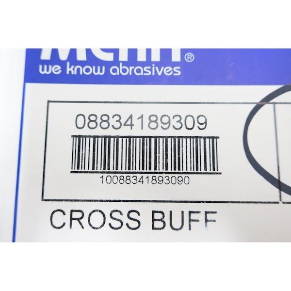 Merit Abrasives CROSS BUFF 1-1/2 X 1/2 OTHER ABRASIVE, 100PK - 08834189309