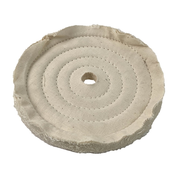 Roadmaster 6in Soft Muslin Pad Spiral 30-ply; 1/2in Arbor - 8030-6