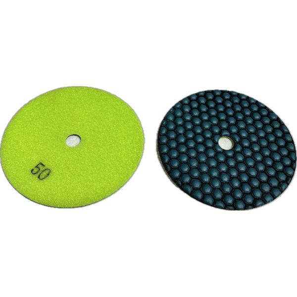 Vantage Product Honey Comb Dry Polishing Pad, Concrete Finishing, 5'' - R-FB5HC0050