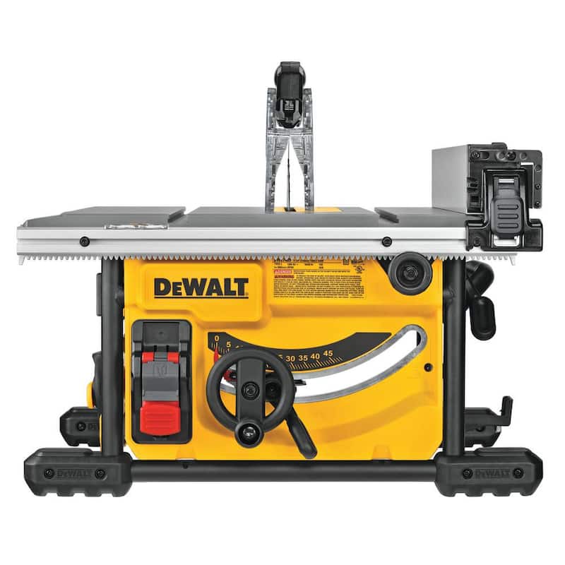 DEWALT 15 Amperios con cable 8-1/4 pulgadas Sierra de mesa portátil compacta para sitio de trabajo (soporte no incluido) - DWE7485