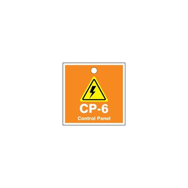 Accuform Plastic, 1-1/2 in Width, 1.56 in Height, , 5 PK - TDK206VPM