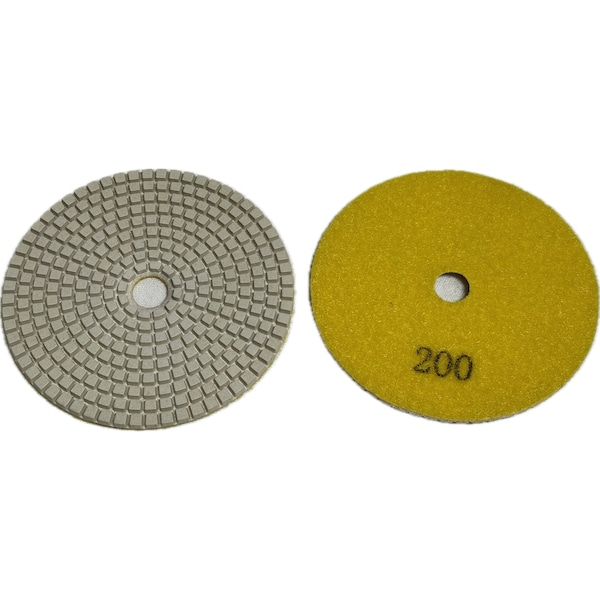 Vantage Product Flexible Risen Bond Dry Polishing Pad, Concrete Finishing, 5'' - R-FB50200