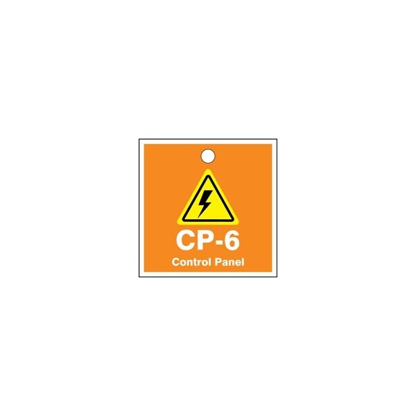 Accuform RP-Plastic, 3-1/4 in Width, 0.075 in Height, , 5 PK - TDK206XVM
