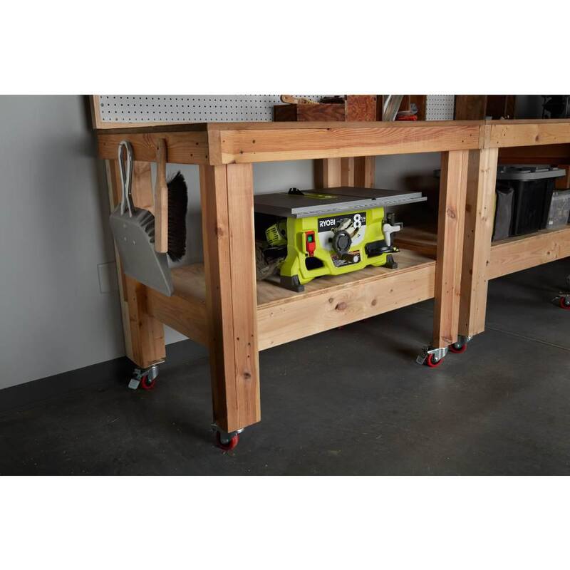 Sierra de mesa compacta y portátil para sitios de trabajo con cable de 13 amperios y 8-1/4 pulgadas (sin base) - RTS08