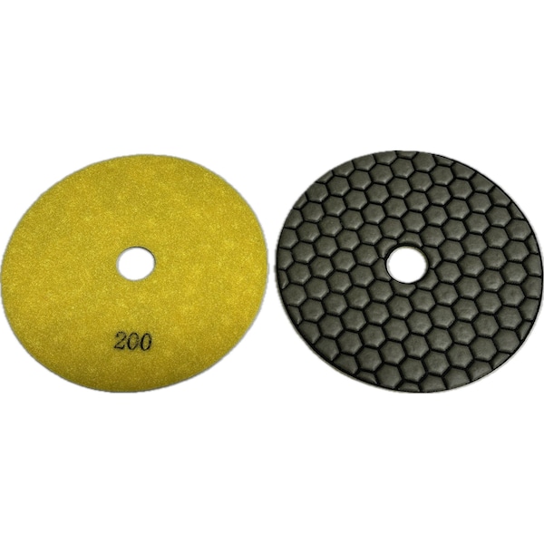 Vantage Product Honey Comb Dry Polishing Pad, Concrete Finishing, 5'' - R-FB5HC0200