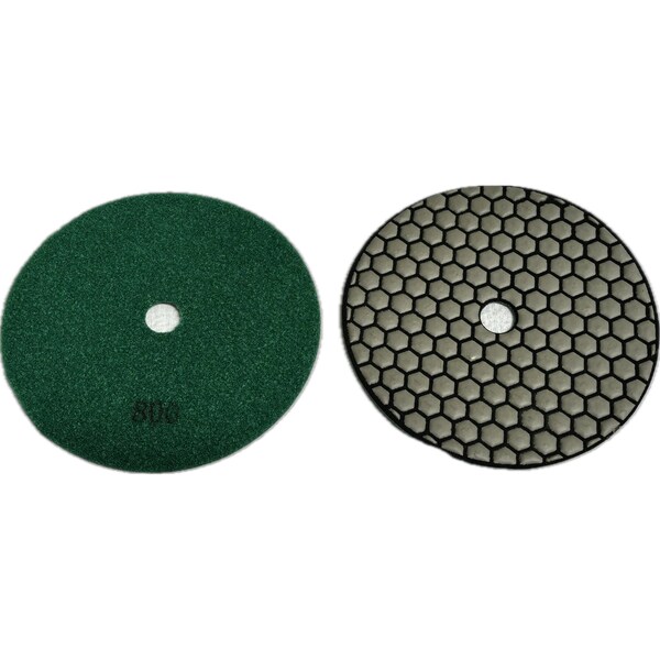 Vantage Product Honey Comb Dry Polishing Pad, Concrete Finishing, 7'' - R-FB7HC0800