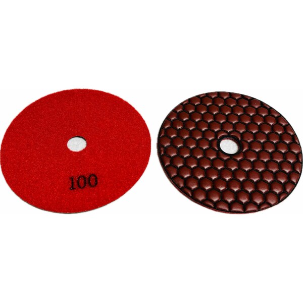 Vantage Product Honey Comb Dry Polishing Pad, Concrete Finishing, 5'' - R-FB5HC0100