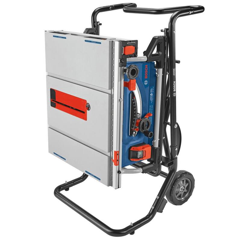 Si estamos hablando de un producto de la marca Bosch, el título traducido sería: Sierra de mesa para sitio de trabajo de 15 amperes con cable de 10 pulgadas y base de elevación por gravedad - GTS15-10