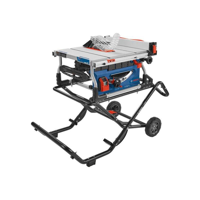 Si estamos hablando de un producto de la marca Bosch, el título traducido sería: Sierra de mesa para sitio de trabajo de 15 amperes con cable de 10 pulgadas y base de elevación por gravedad - GTS15-10
