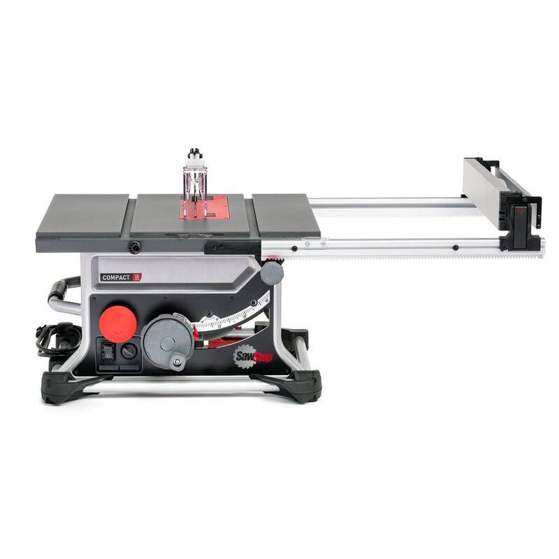 Sierra de mesa compacta SawStop de 15 amperios, 120 voltios y 60 Hz - CTS-120A60