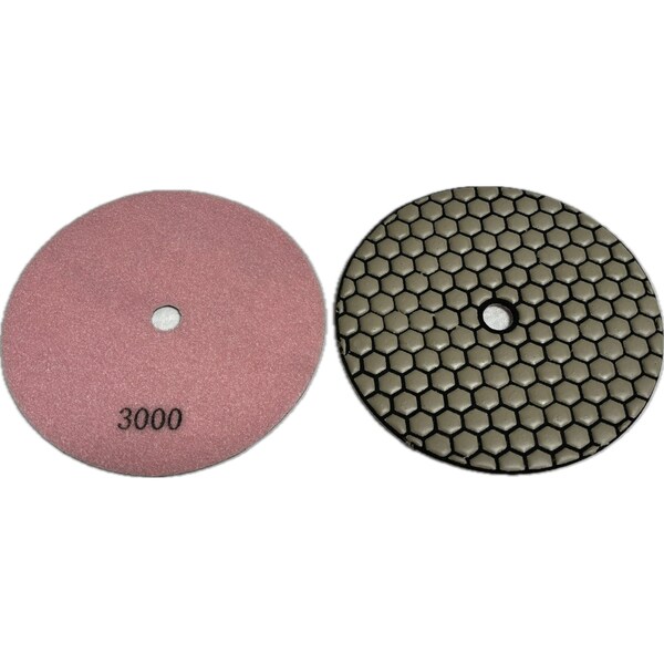 Vantage Product Honey Comb Dry Polishing Pad, Concrete Finishing, 7'' - R-FB7HC3000