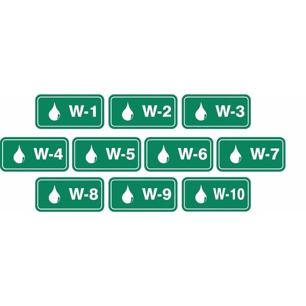 Accuform Energy Source ID Tag, No Header, vinyl, 3" Width, 1-1/2" Height, Write On Surface: No , 10 PK - TDF920XVR