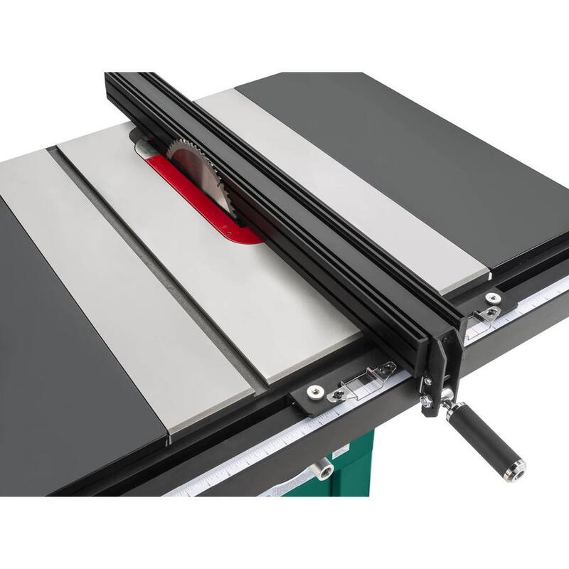 Sierra de mesa híbrida con soporte abierto de 10 pulgadas y 2 HP - G0962 de Grizzly Industrial