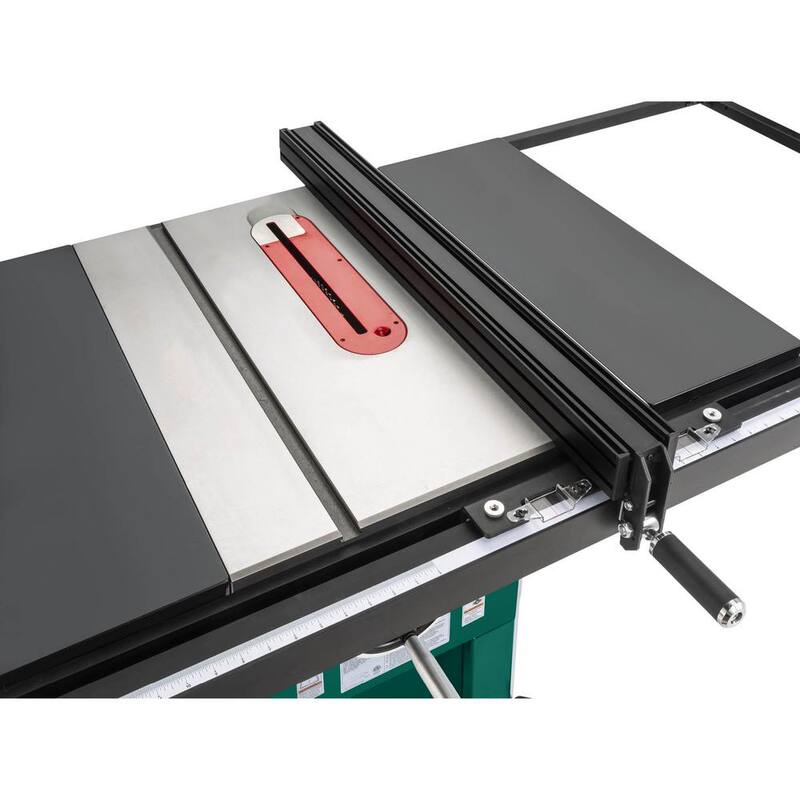 Sierra de mesa híbrida con soporte abierto de 10 pulgadas y 2 HP - G0962 de Grizzly Industrial