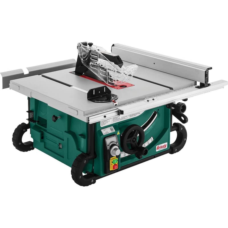 Si no se debe traducir el nombre de la marca, el título en español sería: "Sierra de mesa de banco Grizzly Industrial de 10 pulgadas y 2 HP - G0869"