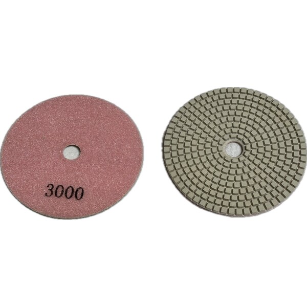 Vantage Product Flexible Risen Bond Dry Polishing Pad, Concrete Finishing, 7'' - R-FB53000