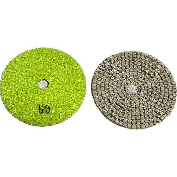 Vantage Product Flexible Risen Bond Dry Polishing Pad, Concrete Finishing, 7'' - R-FB70050