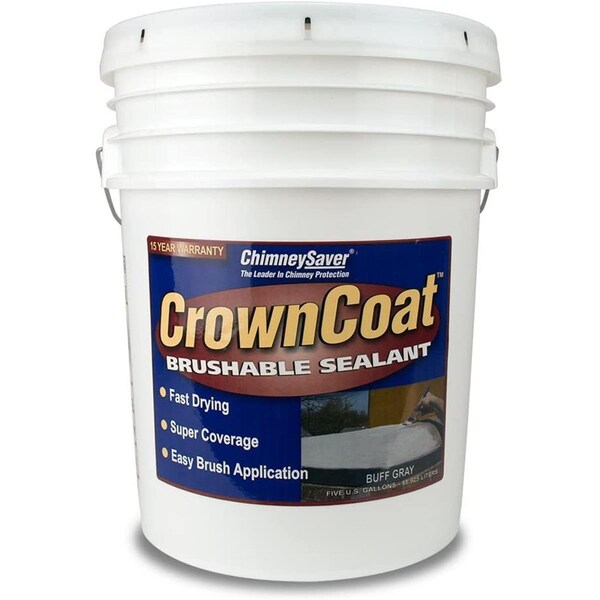 Saver Systems Saversystems 750409BG 5 gal Buff Crowncoat Brushable Sealant; Buff Gray - 750409BG