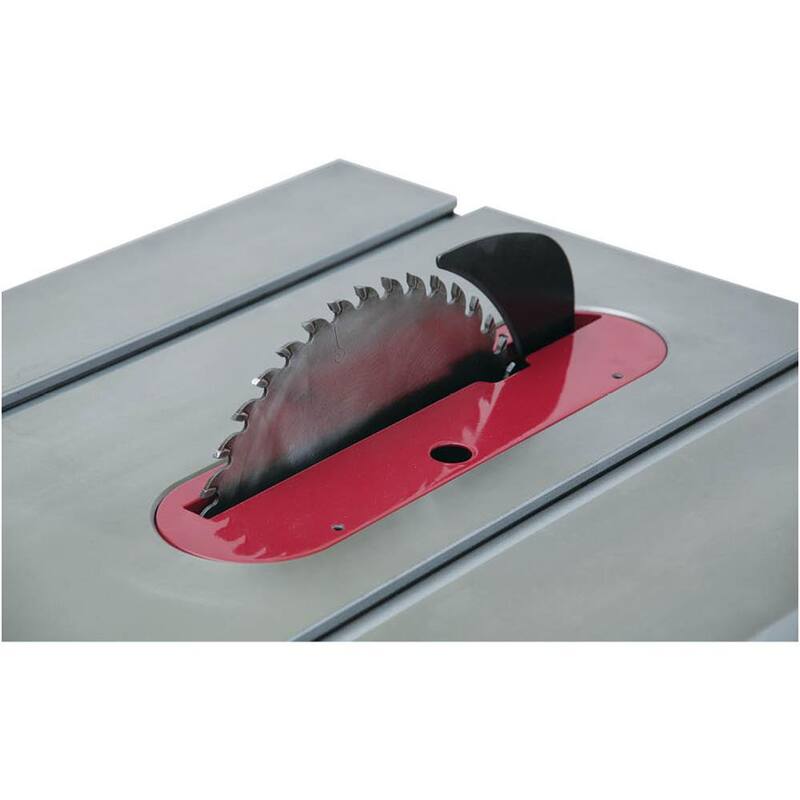 Si el producto es una sierra de mesa en gabinete de 10 pulgadas, 3 HP y 240V de Grizzly Industrial - G1023RL.