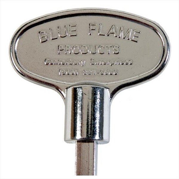 Canterbury  Enterprises Llc Blue Flame NKY.8.01 8 in. Universal Key Polish Chrome - NKY.8.01