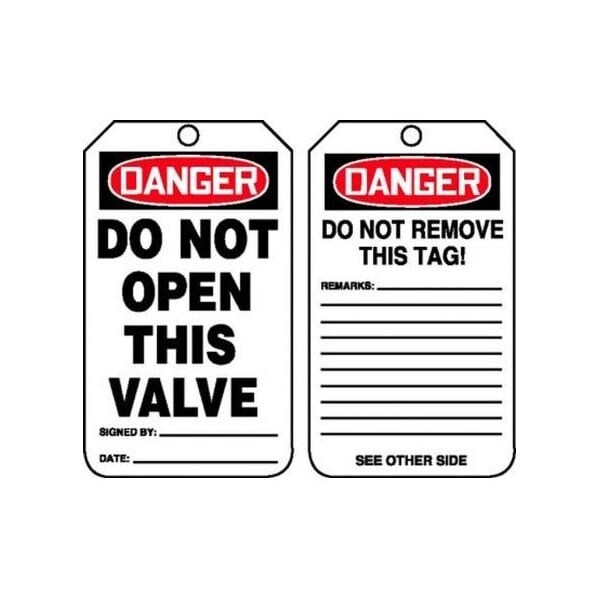 Accuform Caution, PF-Cardstock, 3-1/4 in Width, 1/4 in Height, , 25 PK - MDT188PTP