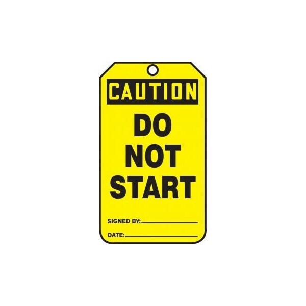 Accuform Danger, PF-Cardstock, 3-1/4 in Width, 1/4 in Height, , 25 PK - MDT640PTP